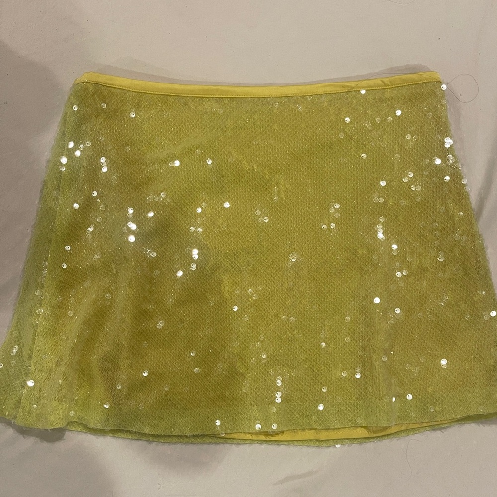 Zara sequin mini skirt